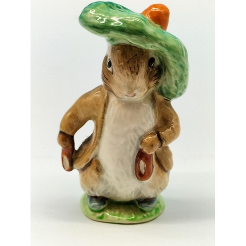 140A - Beswick Beatrix Potter 10cm Figure 'Benjamin Bunny'.