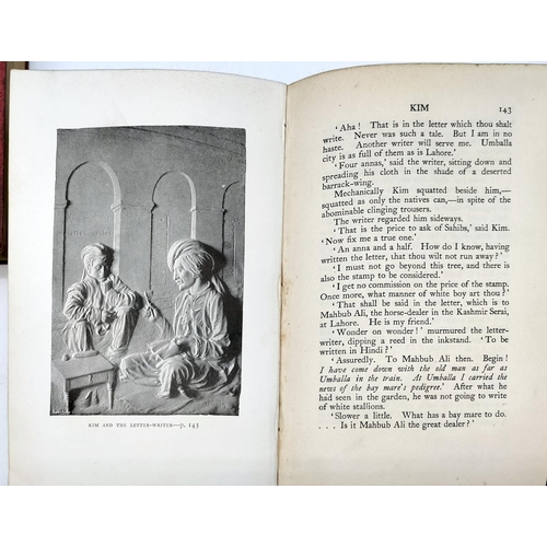 27 - Rudyard Kipling Books (4) -  'Kim' Uniform First Edition 1901 and  'Kim' Pocket Edition First Editio... 