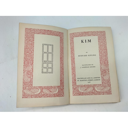 27 - Rudyard Kipling Books (4) -  'Kim' Uniform First Edition 1901 and  'Kim' Pocket Edition First Editio... 