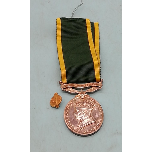 430 - George VI Full Size Territorial Army 'For Efficient Service' Medal T/77262 DVR Nutt RASC plus Additi... 