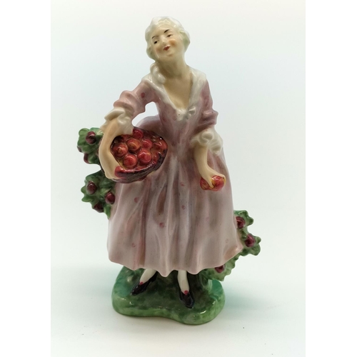 68 - Rare Early Royal Doulton 15cm Lady Figure 'Masquerade' Woman HN 600. Backstamp for 1924-1949.