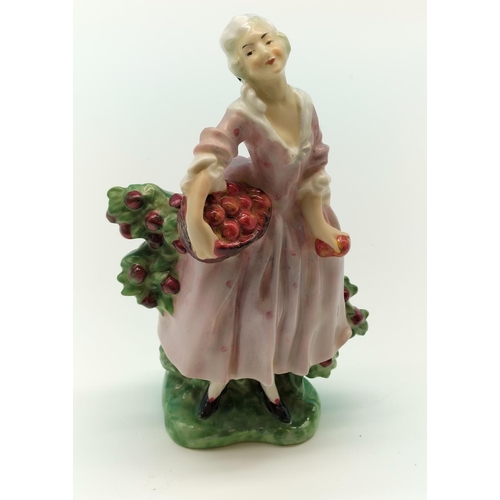 68 - Rare Early Royal Doulton 15cm Lady Figure 'Masquerade' Woman HN 600. Backstamp for 1924-1949.