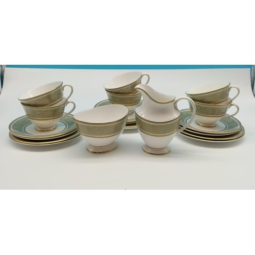 7 - Royal Doulton 20 Piece Part Tea Set in the 'English Renaissance' Pattern to include Trios (6) plus M... 