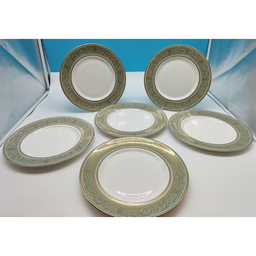 71 - Royal Doulton 27cm Dinner Plates (6) in the 'English Renaissance' Pattern.