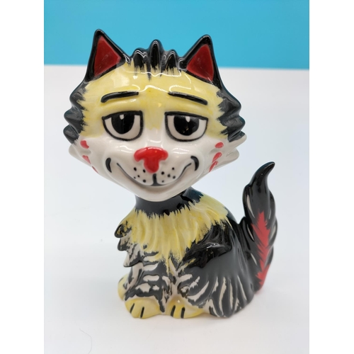 41 - Lorna Bailey 14cm Model of 'Shaggy' the Cat.