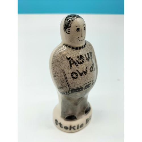 43 - Moorland Pottery Stokie Ware 12cm Figure 'Stokie Bloke'.