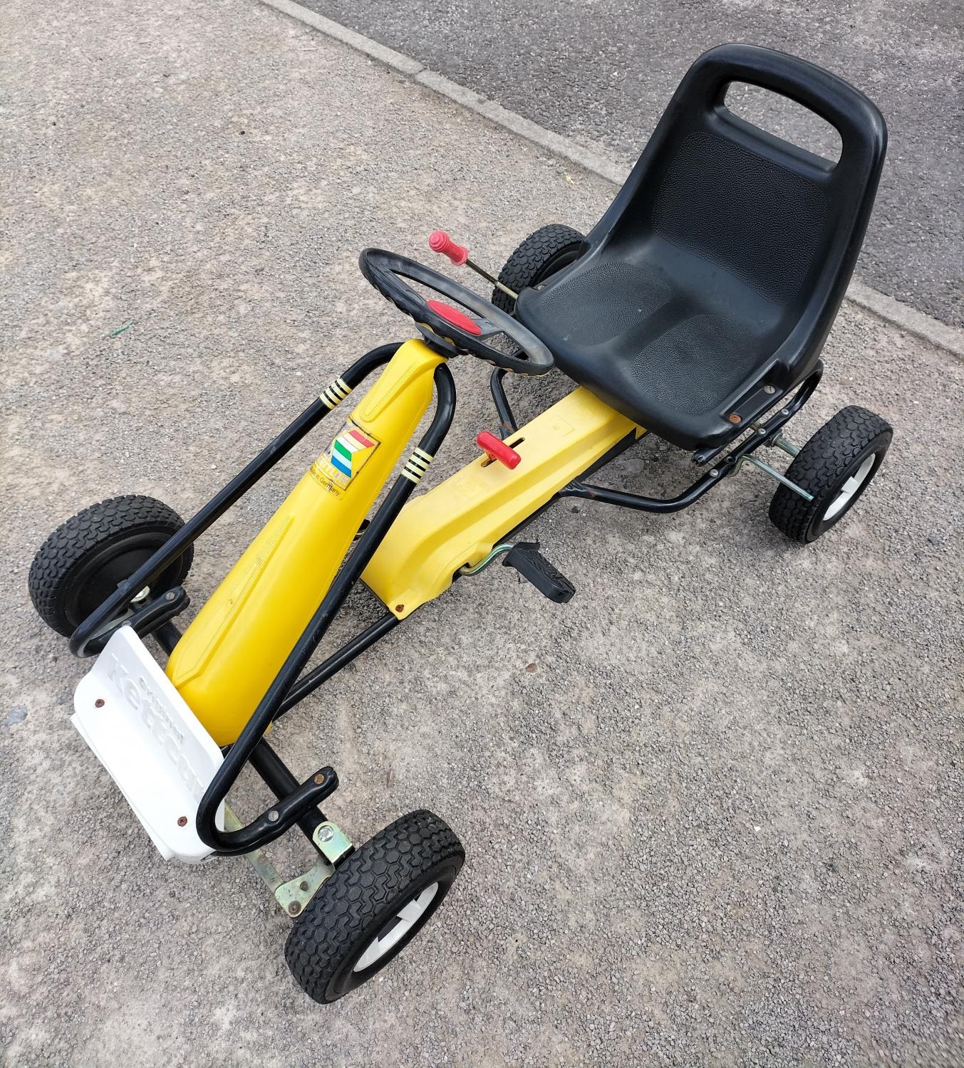 Kettcar Germany, yellow pedal gokart