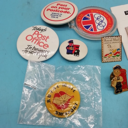 130 - Royal Mail/Post Office Related Pins and Badges (12).