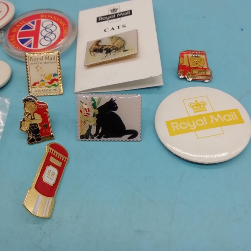 130 - Royal Mail/Post Office Related Pins and Badges (12).