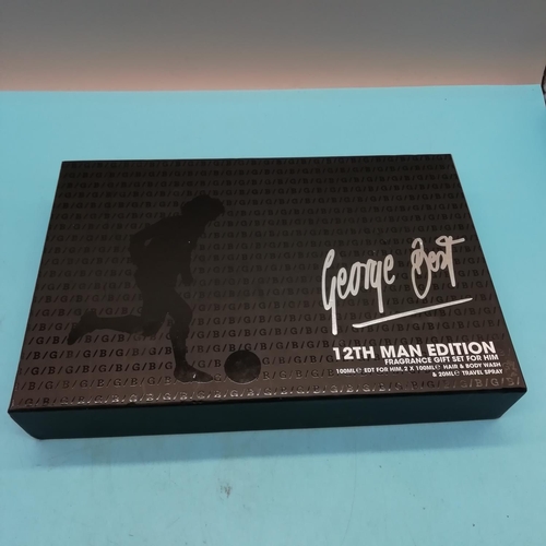 147 - Boxed George Best 12th Man Edition Fragrance Set.