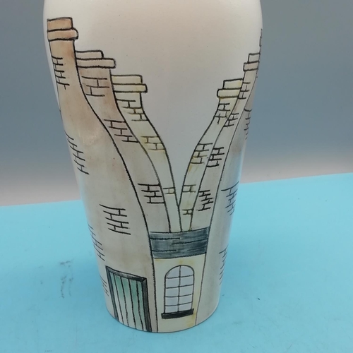 152 - Burslem Pottery (Cobridge Stoneware Sister Co) Trial 'Bottle Ovens' 30cm Vase.