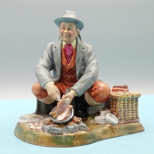 181 - Royal Doulton 16cm Matt Finish Figure 'Bon Appetit' HN 2444. Seconds Quality.