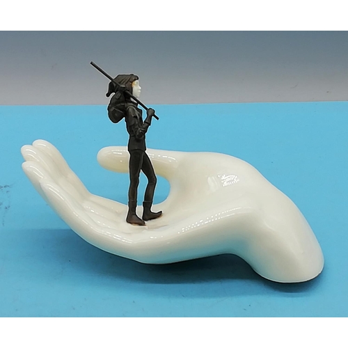 197 - Minton Figure of 'Tom Thumb'. 10cm High x 16cm. Seconds Quality.