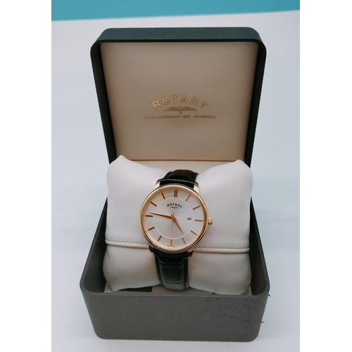 25 - Boxed Rotary Men's Watch. W/O