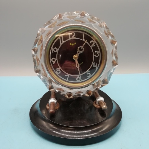 272 - Russian Mayak 8 Day Mantle Clock. Dated 1965 W/O.