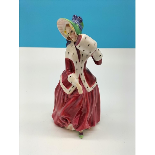 292 - Royal Doulton 19cm Lady Figure 'Christmas Morn' HN1992.