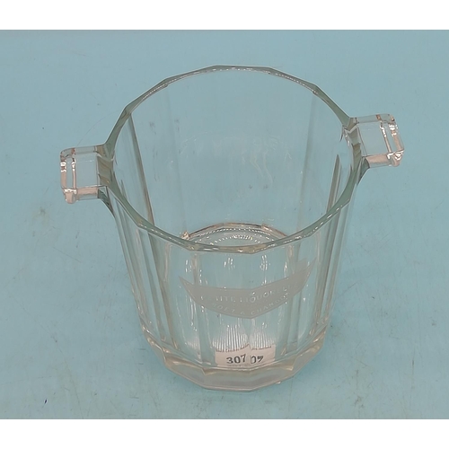 307 - Moet & Chandon Champagne Bucket. 13cm High, 12cm Diameter.