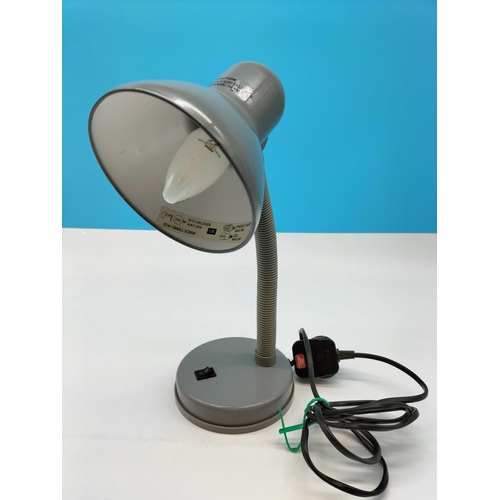 359 - Wilko S80 Grey Bendy Lamp. W/O