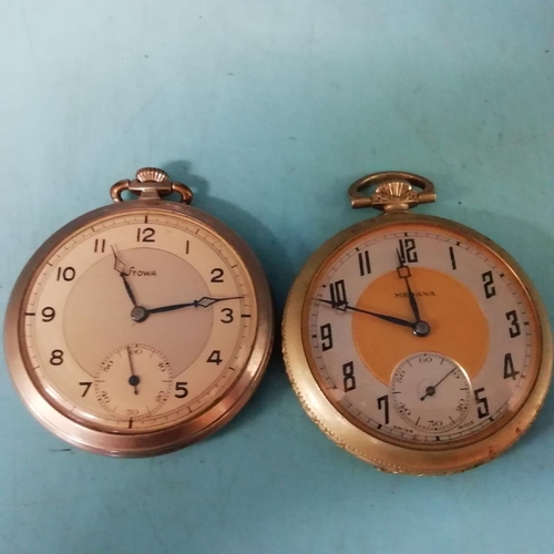 417 - Collection of Vintage Pocket Watches for Restoration including Remontoir Half Hunter, Stowa, Smiths,... 