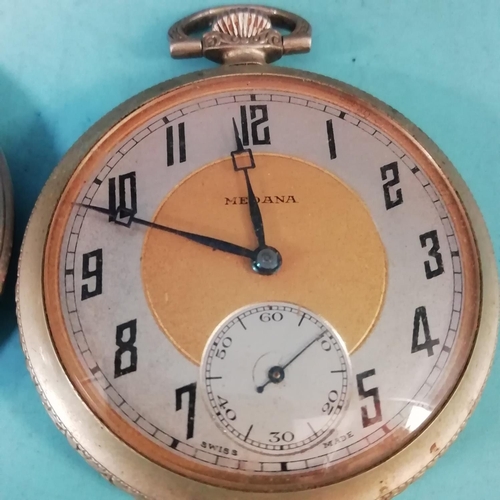 417 - Collection of Vintage Pocket Watches for Restoration including Remontoir Half Hunter, Stowa, Smiths,... 