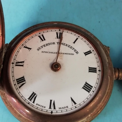 417 - Collection of Vintage Pocket Watches for Restoration including Remontoir Half Hunter, Stowa, Smiths,... 