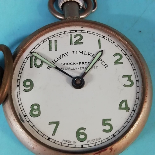 417 - Collection of Vintage Pocket Watches for Restoration including Remontoir Half Hunter, Stowa, Smiths,... 