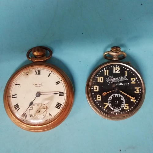 417 - Collection of Vintage Pocket Watches for Restoration including Remontoir Half Hunter, Stowa, Smiths,... 