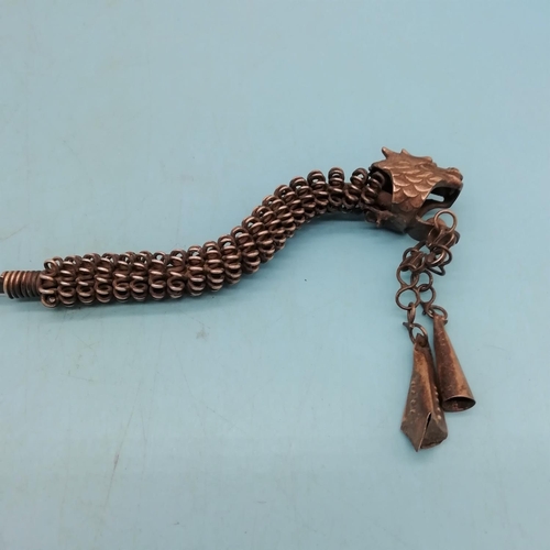 428 - Mid Century Chinese Dragon Letter Opener. 22cm Long.