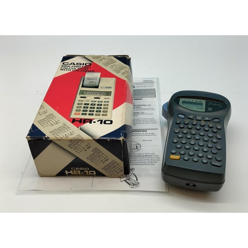 431 - Boxed Casio Calculator plus Brother P Touch 85. Both with Instructions.