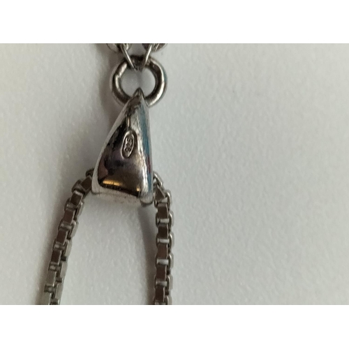 44 - 925 Silver Handbag Charm on 925 Chain.