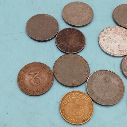 448 - WWII Era German Coins (18).