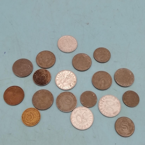 448 - WWII Era German Coins (18).