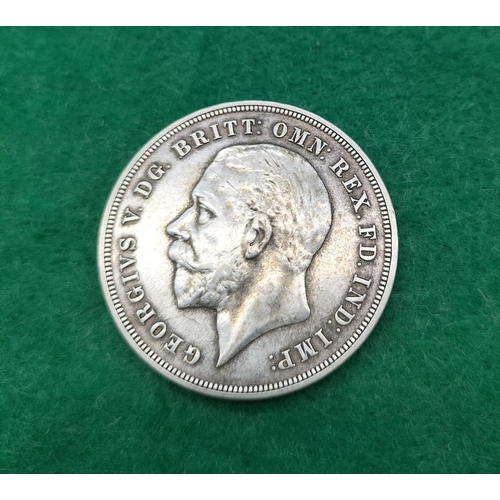 51 - .500 Silver 1935 George V Crown.