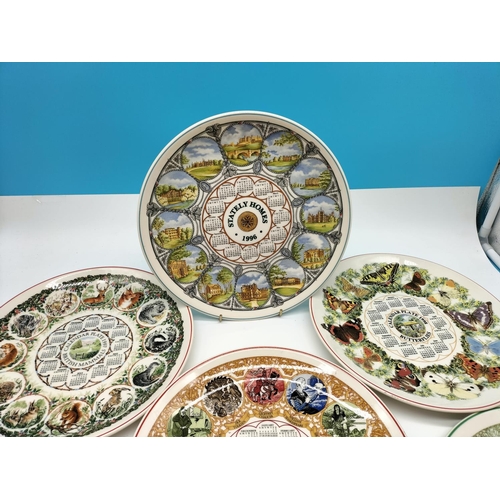 591 - Wedgwood 26cm Calendar Plates (7).