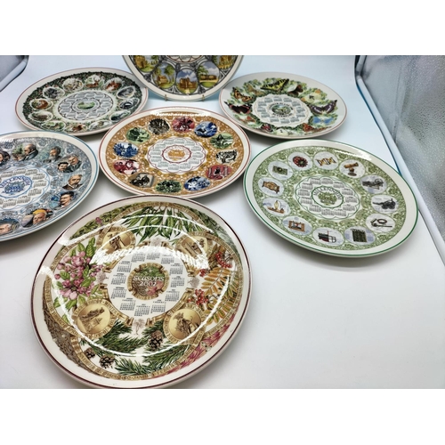 591 - Wedgwood 26cm Calendar Plates (7).