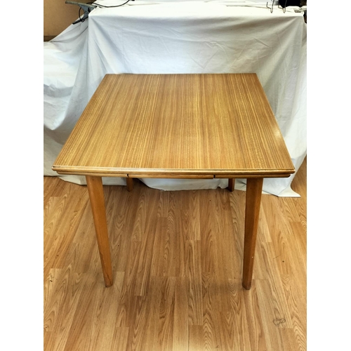 607 - Formica Top Extending Dining Table. 77cm High, 126cm x 68cm. Collection Only.