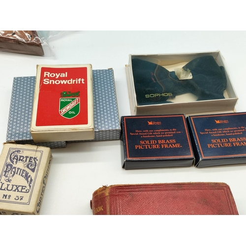 626 - Collection of Mixed Items to include Model Cars, Cards, Vintage Books, etc.