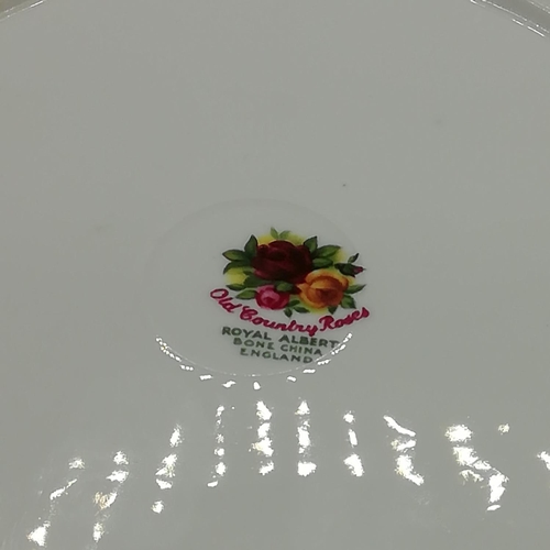 666 - Royal Albert 20.5cm Side Plates (5) in the 'Old Country Roses' Pattern. First Quality. Early Backsta... 