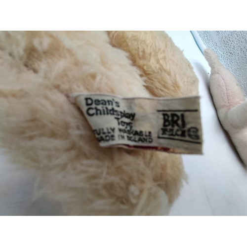 708 - Vintage Soft Toys to include Chad Valley 1930's 'Larry the Lamb' with Sewn on Hygenic Toys Label and... 