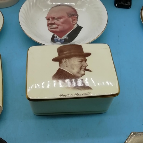 716 - Collection of 'Churchill' Memorabilia to include Character Jug, Robert Harrop Figure, etc.