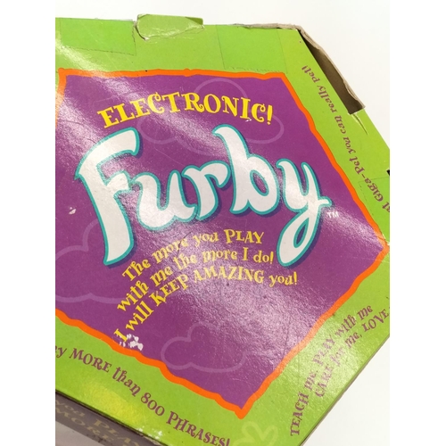 237 - Rare Vintage Furby 'Tuxedo' in Original Box by Tiger Electronics.