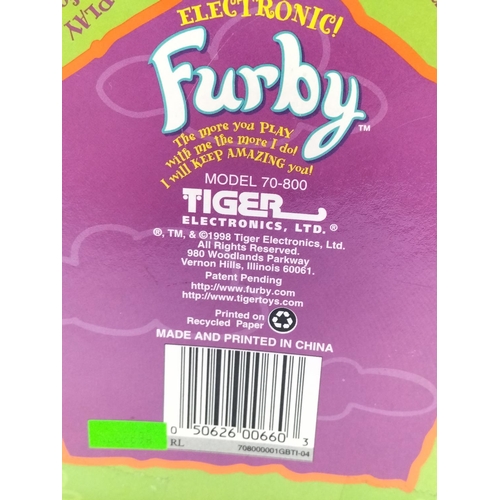 237 - Rare Vintage Furby 'Tuxedo' in Original Box by Tiger Electronics.