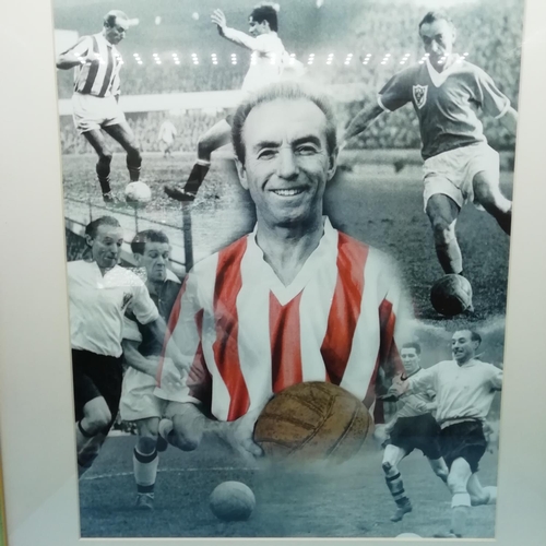 200A - Framed and Glazed Picture of Sir Stanley Matthews. 57cm x 46cm.