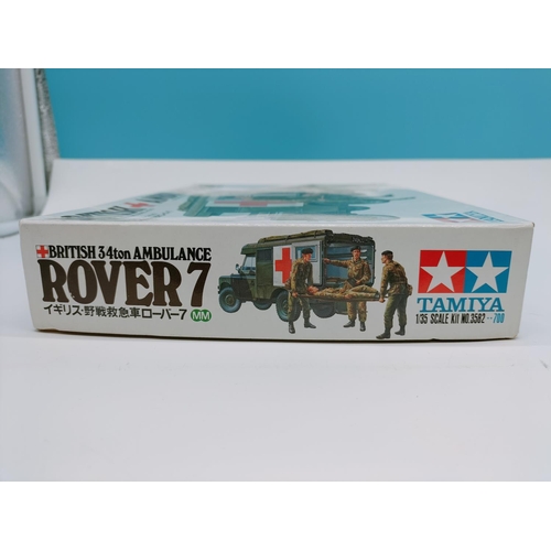 209 - Tamiya 1:35 Scale 'British Land Rover 7 Ambulance' Model Kit.