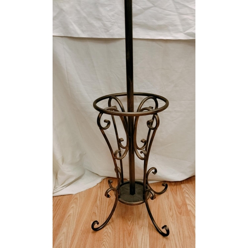 344 - Coat and Walking Stick Stand. 184cm Tall. Collection Only.