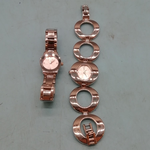 390 - Ladies Watches with Stainless Steel Straps (2) - Jane Shilton and M&S.