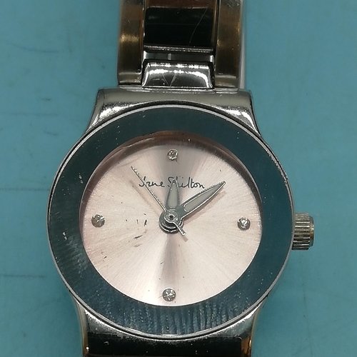 390 - Ladies Watches with Stainless Steel Straps (2) - Jane Shilton and M&S.