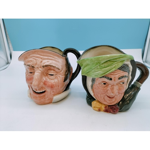 245 - Royal Doulton 1939-1955 Backstamp 16cm Character Jugs (2) - Sairey Gamp and Farmer John.