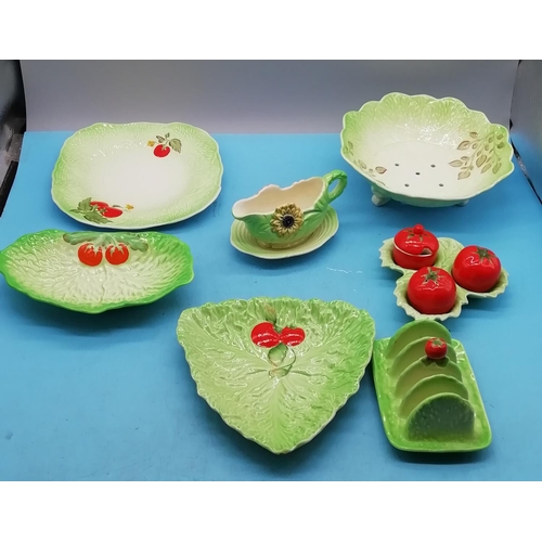 552 - Collection of Ceramic Salad Ware from Various Factories. Toast Rack A/F.