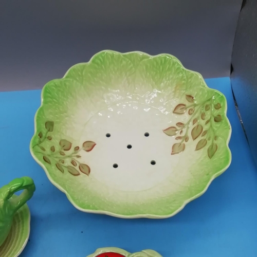 552 - Collection of Ceramic Salad Ware from Various Factories. Toast Rack A/F.